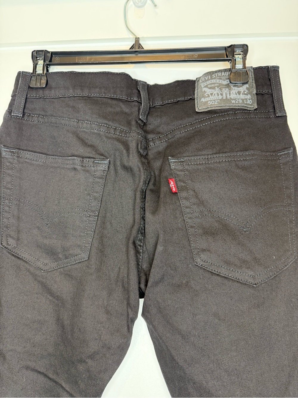 Levi’s 502 Taper Men’s Jeans | Black | 29x30 | New With Tags - Picture 5 of 16